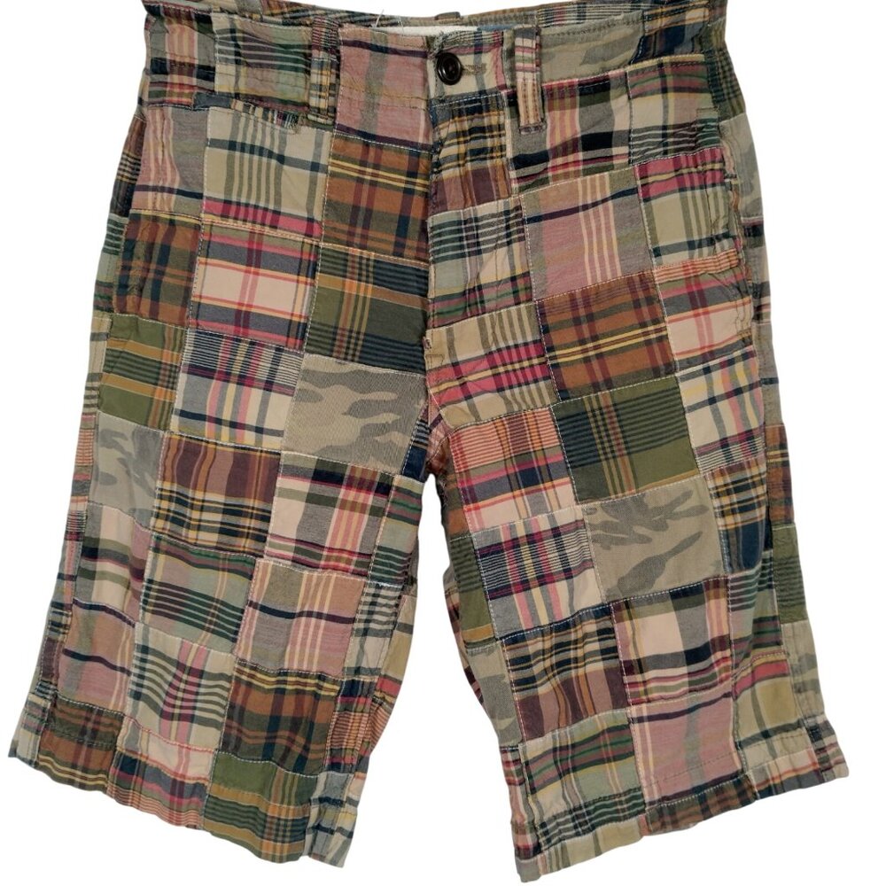 Ae American Eagle Patchwork Shorts Men Size 28 Ma… - image 1